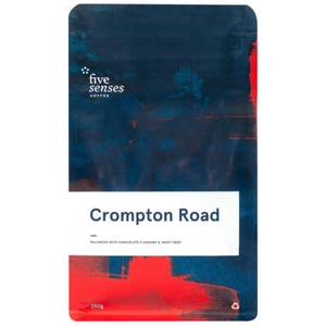 Five Senses Crompton Road Espresso Coffee Blend Whole Beans 250g - Bild 1 von 1
