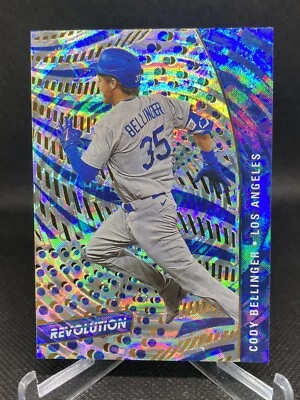 2021 Chronicles Revolution Cody Bellinger Fractal No. 52 Los Angeles Dodgers - Image 1 of 2