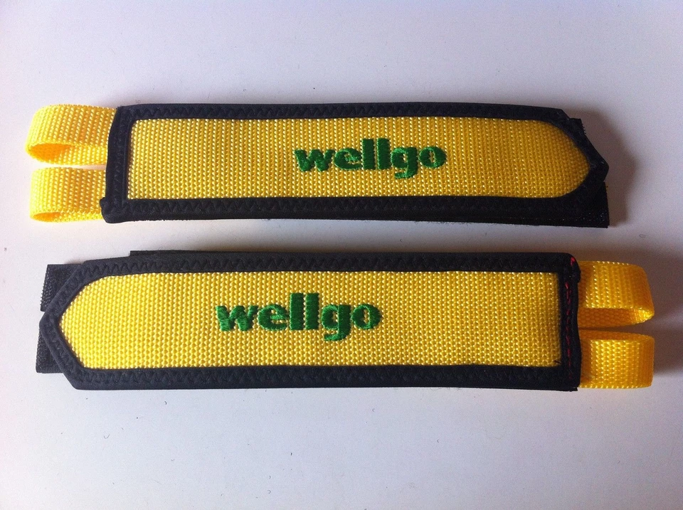 WELLGO Bicycle Toe Clip Double Straps MTB Road Fixie Track Bikes New - Image 1 of 1