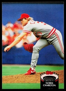 1992 Stadium Club Norm Charlton #530 Cincinnati Reds - Picture 1 of 2