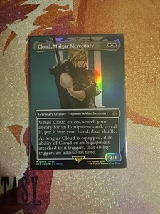 Cloud, Midgar Mercenary (Borderless) Final Fantasy Foil - Picture 1 of 1