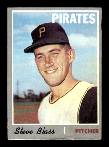 1970 Topps # 396 Steve Blass Card Pittsburgh Pirates - Picture 1 of 2