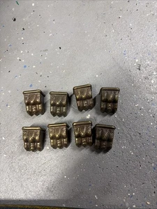 Vintage Löwenkrallenfüße Möbel Tischbein Fuß Messingfarben Beschläge Posten x8 - Bild 1 von 3