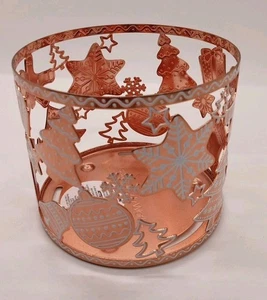 Bath & Body Works RAME Natale 3 stoppini portacandele manicotto ornamenti albero - Foto 1 di 4