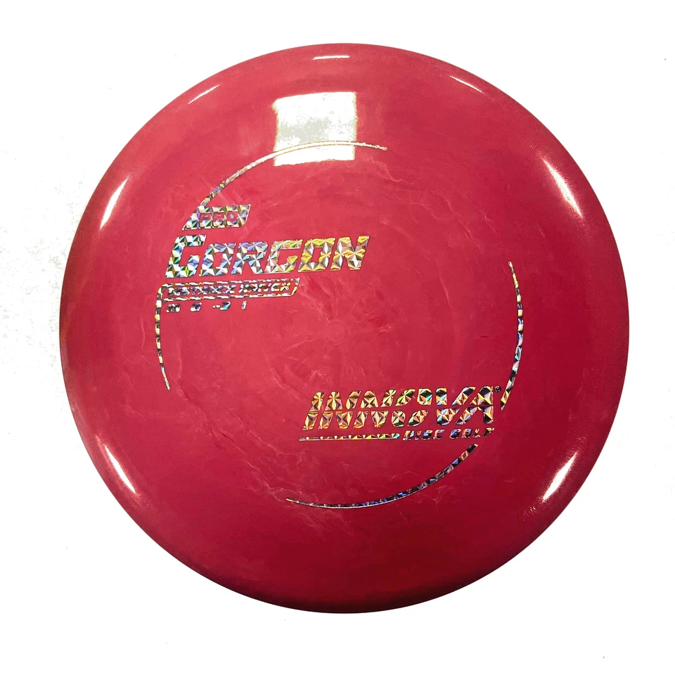 DISC GOLF INNOVA PRO GORGON DISTANCE DRIVER 168g PINK W/ PRISM FOIL - Image 1 of 1