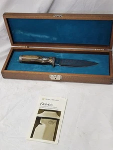 Smith Wesson Collector Series Model 6020 Knife Outdoorsman Elk Blade Wood Case - Picture 1 of 16