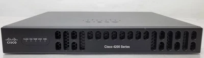 Cisco ISR 4221 Gigabit Integrated Service Router IPBasek9 hseck9  ISR4221/K9 - Image 1 of 4