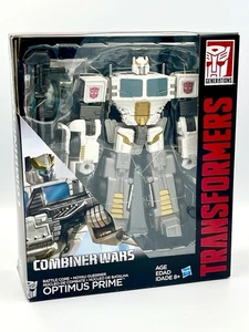 Transformers OPTIMUS PRIME (ottime condizioni) Combiner Wars Battle Core Bianco '14 - Foto 1 di 4