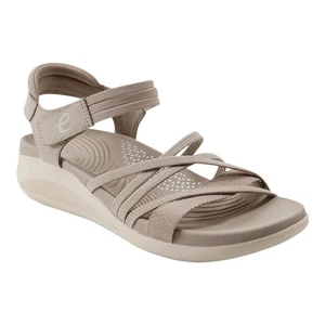 Easy Spirit Winsor leichte Damen-Riemchensandalen taupe Größe 12 - Bild 1 von 3