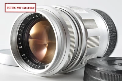 [Casi COMO NUEVO] Teleobjetivo Leica Elmarit M 90 mm f/2,8 E39 plateado de JAPÓN Foto 1 de 4