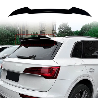 Alerón de techo trasero para Audi Q5 FY Sline SUV 2016-2024 ABS negro brillante Foto 1 de 4