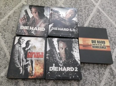 Die Hard Steelbook Blu-Ray Collection Rare OOP Steelbooks - Full Set - Image 1 of 4