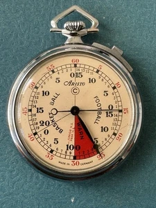 Vintage Germany Aristo Football Basketball Sports Wind Up Stopwatch/Timer - Picture 1 of 8
