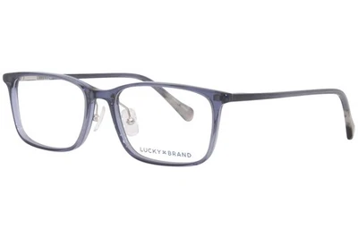 Lucky Brand D410 Anteojos Para Hombre Azul Borde Completo Marco Óptico Rectangular 54mm Foto 1 de 4
