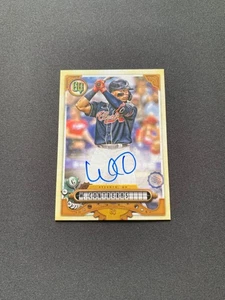 2022 Topps Gypsy Queen - Gypsy Queen Autografi William Contreras #GQA-WC (AU) - Foto 1 di 1
