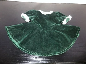 American Girl Pleasant Co Molly's Holiday Winter Kleid Grün Samt - Bild 1 von 3