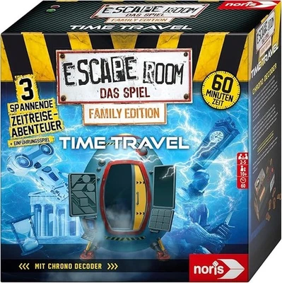 Escape Room das Spiel Family Edition Time Travel Noris 3 Zeitreise Abenteuer