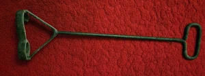 Vintage Antique Cowboy Ranch Cattle Branding Iron "small g Ranch" Brand - Picture 1 of 3