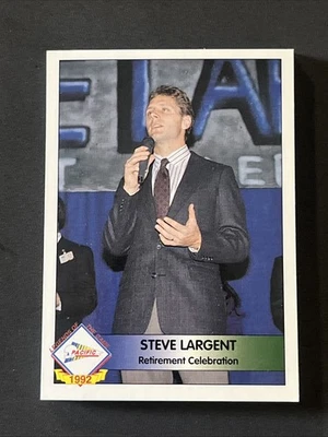 1992 Pacific Steve Largent 9 Card insert Set #1-9 Seattle Seahawks HOF  WR - Image 1 of 2