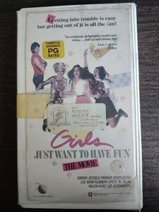 Girls Just Want To Have Fun VHS 1985 Ex Rental Hardcase Movie Tested Plays Great - Imagen 1 de 6