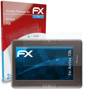 atFoliX 2x Screen Protection Film for Archos 70b Screen Protector clear - Picture 1 of 9
