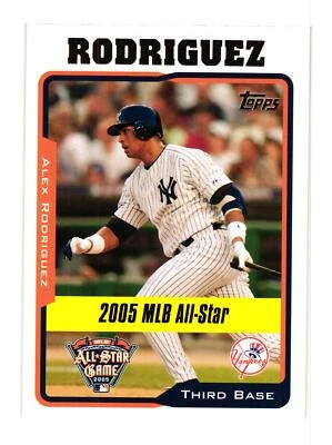 2005 Topps Updates & Highlights #UH176 Alex Rodriguez New York Yankees - Image 1 of 2