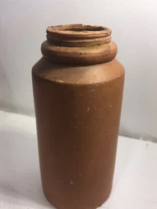 Rare 1870-80s Primitive Antique American REDWARE Salt Or Pepper Shaker AAFA - Picture 1 of 11