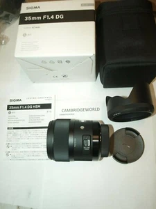 SIGMA 35mm F1.4 ART DG HSM PRIME LENS f/ SIGMA CAMERA NEW in FACTORY BOX & CASE - Picture 1 of 4