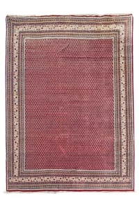 Toller handgeknüpfter Vintage Badam Gul Wolle Vorleger 12 x 8 Fuß (1501 Ger-4) - Bild 1 von 10