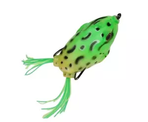 Frog Topwater Fishing Lure Crankbait Hooks Bass Bait - Picture 1 of 4