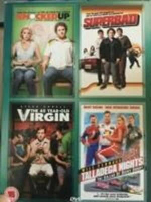 KNOCKED UP, THE 40 YEAR OLD VIRGIN, SUPERBAD, TALLADEGA NIGHTS New 2008 DVD - Image 1 of 4