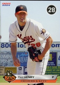 2004 Choice Reading Phillies PAUL HENRY RC ORIOLES