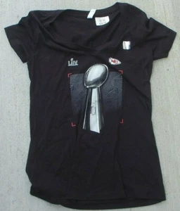 New NFL Football Kansas City Chiefs 2019 Super Bowl Champ Trophy Women's T-shirt - Bild 1 von 4