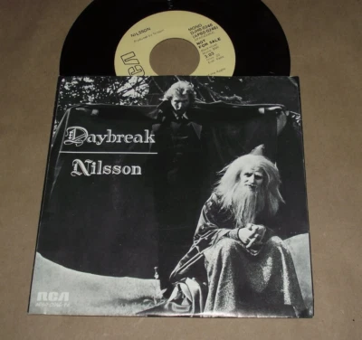 HARRY NILSSON RINGO STARR 1974 DAYBREAK PROMO 45 W PICTURE SLEEVE NM - Image 1 of 2