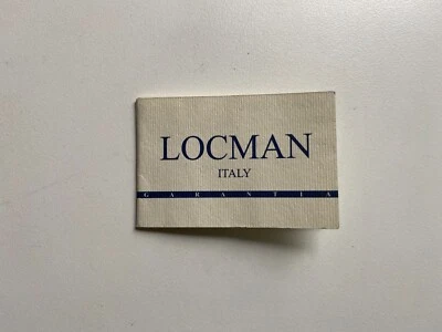 Международная гарантия LOCMAN - не запечатанный - Изображение 1 из 2