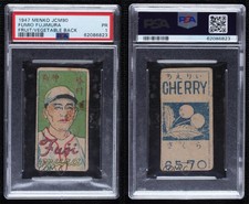 1947 Fruit or Vegetable Back Menko JCM90 Fumio Fujimura #6570 PSA 1 Rookie RC