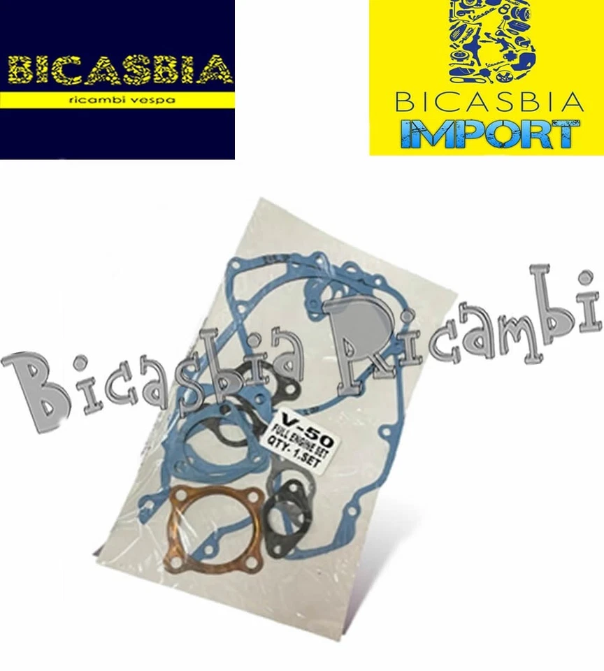 18091 - IMPORT - SERIE KIT GUARNIZIONI MOTORE VESPA 50 SPECIAL R L N PK S