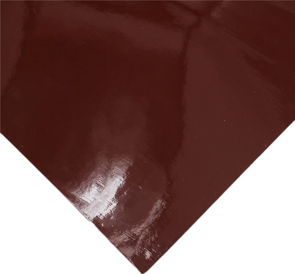 SÁBANA DE IMITACIÓN CUERO VINILO MARRÓN CHOCOLATE BRILLANTE 8,75" X 12" 1063392 LISA Foto 1 de 1