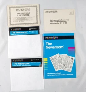 SpringBoard The Newsroom Commodore 64 128 5,25" ST533B39 de colección - Imagen 1 de 3