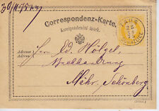 Österreich 1875 2kr, Karte, TAUS/DOMAZLICE (B) nach MÄHR.SCHÖNBERG.