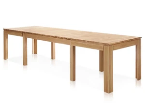 Esstisch Massivholztisch Ausziehtisch Esszimmertisch Multi XL Kernbuche lackiert - Bild 1 von 7