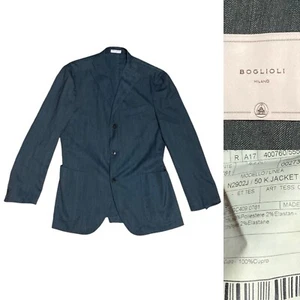 Boglioli K Jacket Wool Blend Sport Coat Men’s size 50 in Blue - Picture 1 of 10