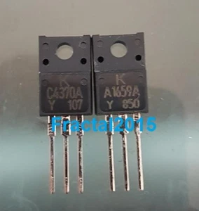 1Pair 2SA1659A 2SC4370A (A1659A C4370A) Power Transistors TO220 - Foto 1 di 1