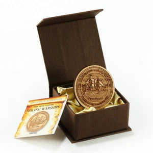Somali Republic 100 Shillings 2019 "Couronne" The Most Famous Sailing Warships - Picture 1 of 4
