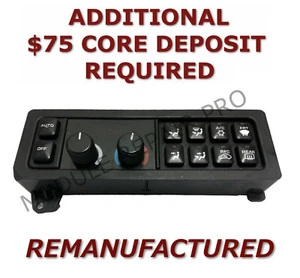 Calentador de temperatura de aire acondicionado REMAN 94-97 Dodge Intrepid control de clima EATC >EXCHANGE< - Imagen 1 de 2