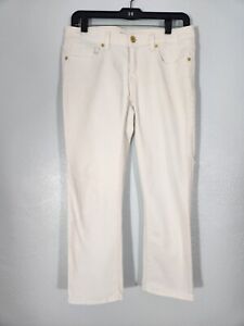 Michael Kors Pants Women's Sz 4 Skinny  Ankle White Jeans 