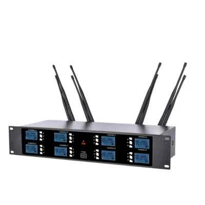 A800 High Sensitive Table Base 8 Channel UHF Gooseneck Conference Microphone - Image 1 of 4