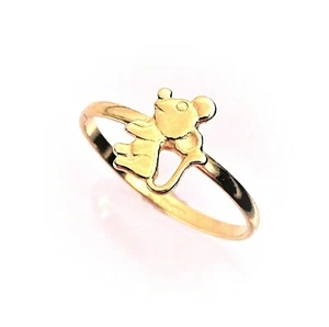 Kinderring Ring Kinder 333 Gold Maus Gr. 13 / 42 NEU - Bild 1 von 5