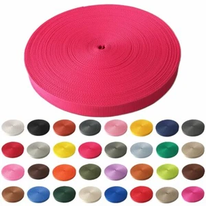 50m Gurtband 10 mm viele Farben Taschenband Trageband Tragegurt Rolladenband - Bild 1 von 65