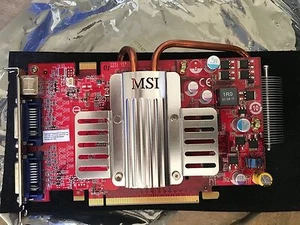 MSI NVIDIA GeForce 8600 GT NX8600GT-T2D256EZ 256 MB GDDR3 SDRAM V102 VER 1.1 - Picture 1 of 5